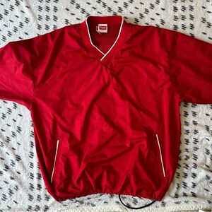 Used Rawlings Red Nylon Pullover